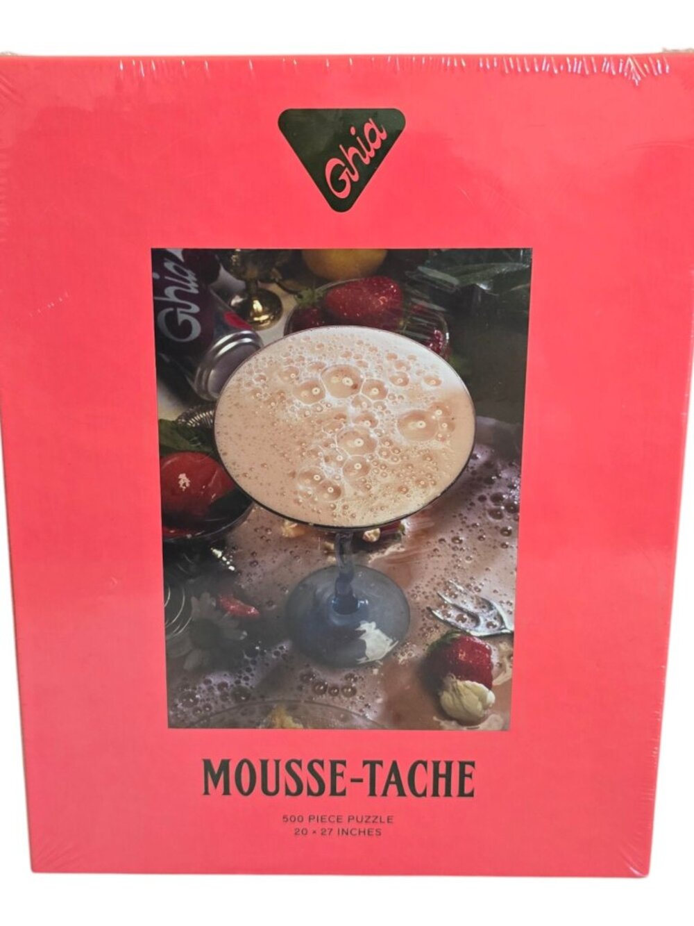 NEW Sealed! Ghia Cocktail Drink Beverage 500 Piece Jigsaw Puzzle "Mousse-Tache"
